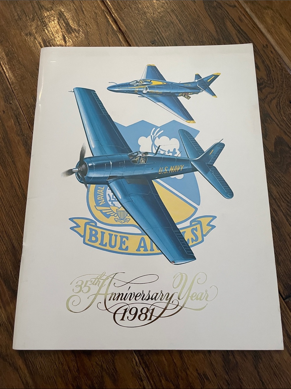 1981 35th Anniversary Blue Angels Book